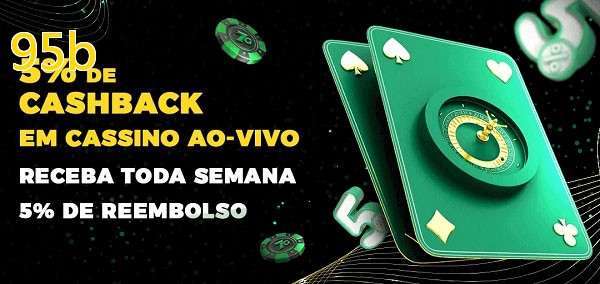 Promoções do cassino ao Vivo 95b